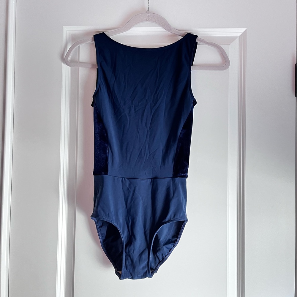 Navy blue eleve ballet leotard